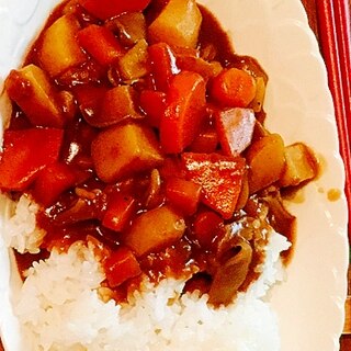 舞茸入りの野菜とキノコのカレー